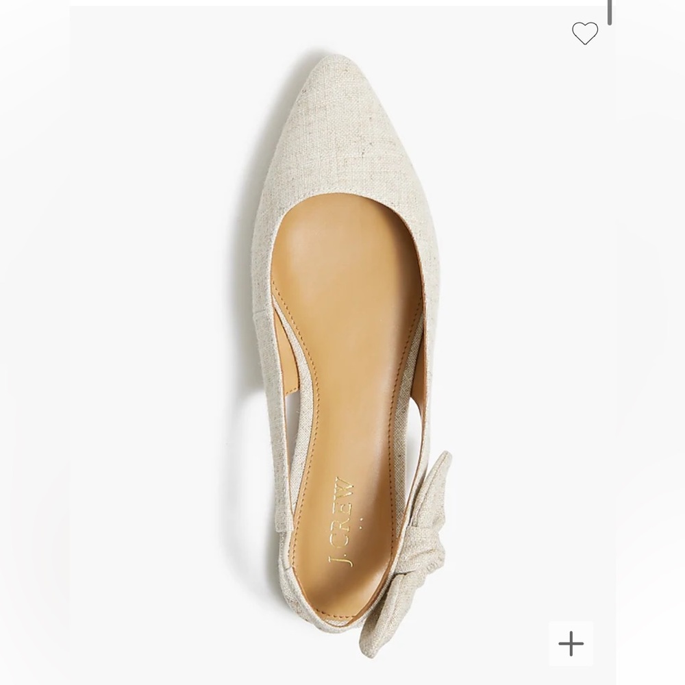 J.Crew Factory Bow Back Flats